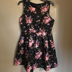 Floral Fit and Flare Dress